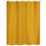 MSV Douchegordijn Anti-Schimmel Antibacterieel Waterdicht Textiel Saffraan Geel 180 x 200 cm
