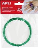 Apli Kids aluminium draad metallic 5 m groen
