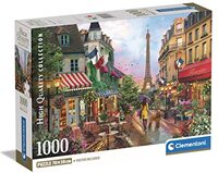 Clementoni Collection-Flowers in Parijs-1000 puzzel voor volwassenen, Made in Italy, meerkleurig, 39705