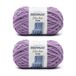 Bernat Blanket Extra lila (Gray Orchid)-garen, verpakking van 2 stuks van 300 g, polyester, 7 jumbo, 87 m, breien/haken