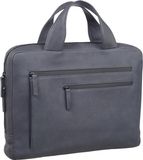 LEONHARD HEYDEN Leren business tas met laptopvak Den Haag RV-Aktenmappe 1 Fach 6749 Grau antraciet