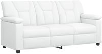 vidaXL Bank Wit 191 x 85 x 93 cm Kunstleer