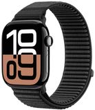 Strap-it Wave nylon bandje met klittenbandsluiting - Zwart