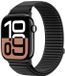 Strap-it Wave nylon bandje met klittenbandsluiting - Zwart