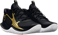 Under Armour Jet 23 Sportschoenen Unisex - Zwart/Goud - Maat 44.5