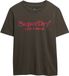 Superdry VENUE METALLIC RELAXED TEE Dames T-shirt