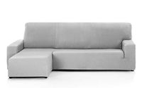 Martina Home Bankovertrek, grijs (Alma), chaise longue, kort hoekdeel links