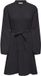 ONLY - ONLTHYRA LS BUTTON BELT DRESS WVN CS - Meisjes - Jurk - Phantom - Lange mouw - Katoen - Maat XS