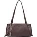 GUESS Devon Shoulder Satchel Brown donkerbruin