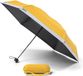 Copenhagen Design Compact Umbrella with Travel Case - Yellow 012 - Unisex