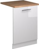 Vicco Fame-Line Vaatwasserfrontpaneel – 60 cm, WB Eik Wit Hoogglans