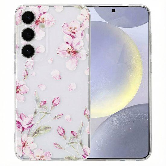 imoshion Hoesje - Geschikt voor Samsung Galaxy S25 Plus - Design hoesje verpakking - Blossom Watercolor