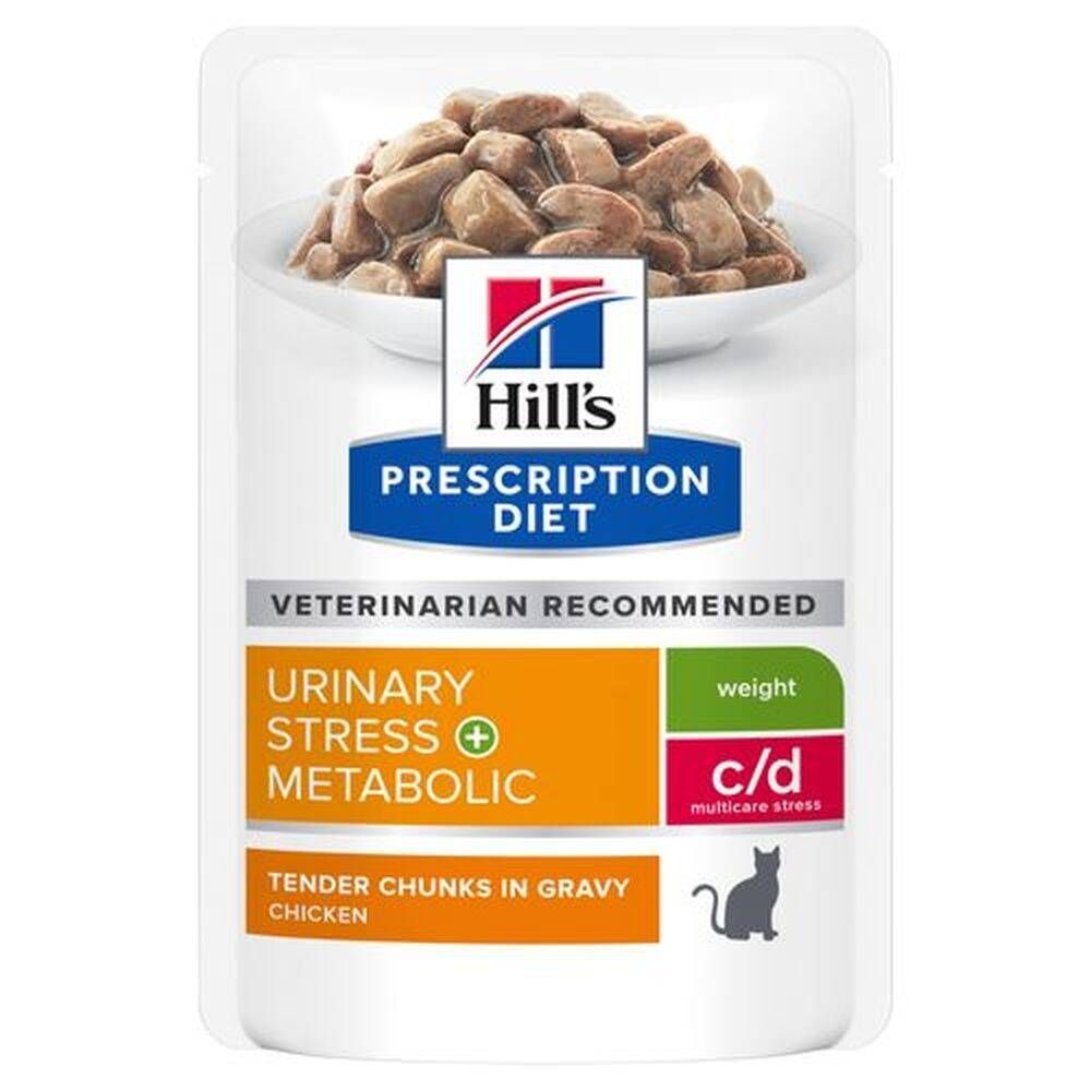 Hill's Prescription Diet Hill's Prescription Diet C/D Urinary Stress + Metabolic Feline - 12 x 85g