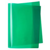 JOLLY Jollycover Quartt, groen, 10 stuks, extra sterk, kindervast, met ultrasoon gelast, 160 µm polypropyleen, milieuvriendelijk, voor schoolschriften en boeken