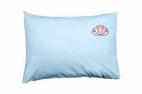 Bona Basics Decoratieve kussenhoes Lichtblauw 50x35 cm