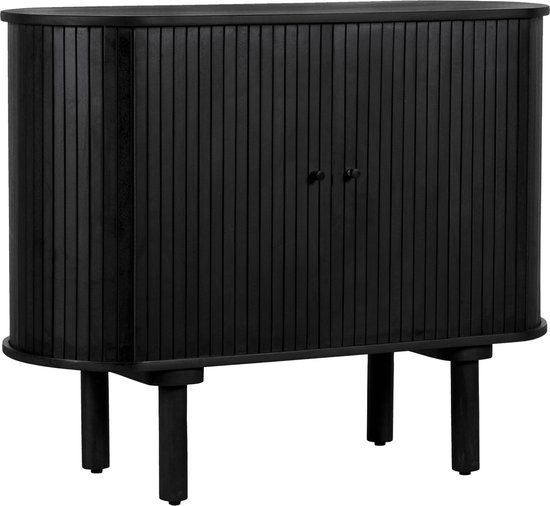Lewis & Loft Dressoir Livia - FSC® mangohout - 95 cm - Zwart