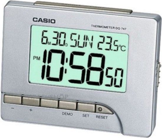 Casio DQ-747-8EF - Wekker - Zilver