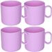Plasticforte Drinkbekers - 4 stuks - Kunststof - 320 ml - Paars