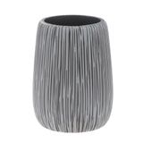 Spirella Hollis Polyresin beker grijs en wit