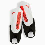 ULTRA Puma Scheenbeschermers Voetbal Ultra Light Ankle Wit-Oranje - Maat L
