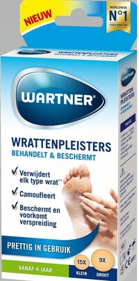 Wartner wrattenpleisters - 24 stuks
