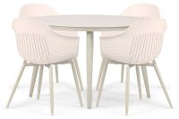 Lifestyle Garden Furniture Lifestyle Lissabon/Vienna 120 cm dining tuinset 5-delig