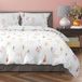 Milagro Verde 022 Linge de lit 160x200+ 2x 70x80 100 % satin de coton Parure de lit Housse de couette