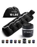 ZTTENLLY Verstelbare gewichten voor enkels van 1 tot 2/5/10/9 kg met draagtas, ademende stoffen, reflecterend oppervlak, gewichtsset voor krachttraining, benen, polsen, armen, enkels
