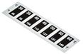 RS PRO Temperatuurmeetstrips 30 °C / 60 °C 7 meetbereiken horizontaal, L. 12,5 mm, B. 45 mm omkeerbaar, verpakking van 10 stuks