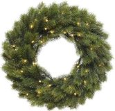 Everlands Dennenkrans 40 cm met verlichting