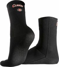 Cressi-Sub Metallite Tauch-Slippers Schwarz