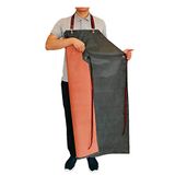 TonLing Dik rubberen schort, 100 x 100 cm waterdicht schort, lang chemisch bestendig schort, verstelbare werkschorten voor afwassen, vissen reinigen, tuinieren, laboratoriumwerk