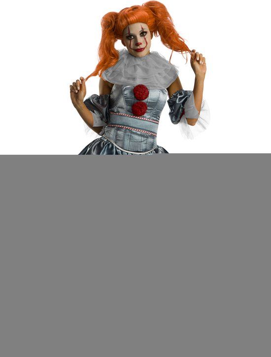 RUBIES FRANCE Pennywise It Jurk Vermomming Vrouwen - Medium - Zilver/Grijs