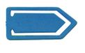 Maya Professional Tools WCLIP02-2 metalen clip, herkenbaar, groot, 10 stuks, blauw
