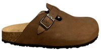 Promed Leer Muil 5461 5 Slippers Dames Licht Bruin Maat 40