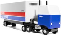 CandyLab Houten Speelgoedtruck - Candycar World 18 Wheeler Vrachtwagen