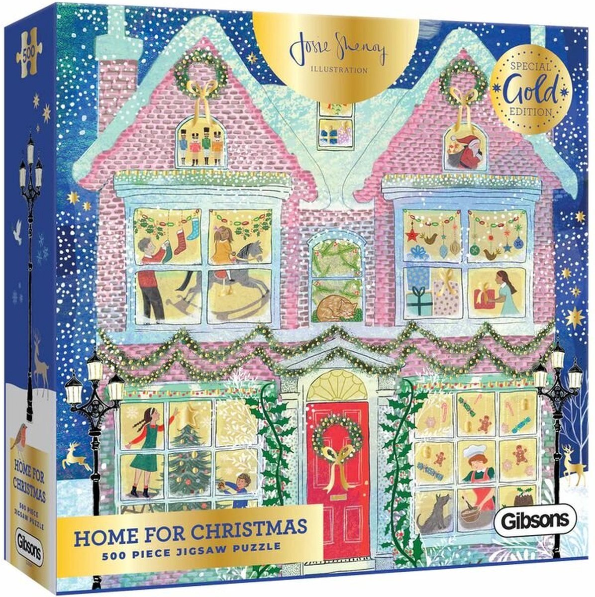 Gibsons Puzzel home for christmas 500 stukjes