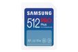 Samsung PRO Plus 512Go Carte mémoire SDXC - 180Mo/s Lecture, 130Mo/s Écriture
