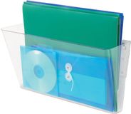 Deflecto Wandfolderdisplay DocuPocket A4 liggend Transparant