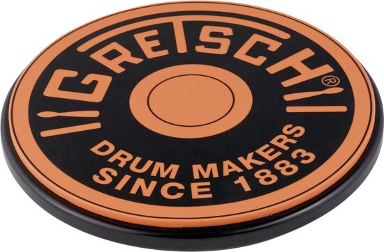 Gretsch Drums GREPAD12O Round Badge oefenpad 12 inch oranje