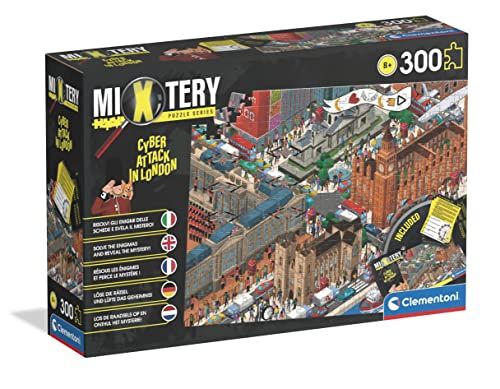 Clementoni - Mystery puzzel - Hacking Attack in Londen - 300 stukjes - 8+ jaar