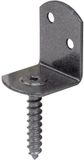 Alberts DURAVIS® schermhouder, L-vorm, zwart diamant duplex gecoat, set van 50