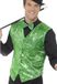 Smiffys Smiffy Gilet Pailletten Groen - Maat XL