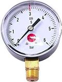 ich-zapfe Reduceermeter - Manometer - Werkdrukmeter, 0-6/3 bar