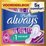 Always Maandverband Platinum Normal Plus - 4 x 96 stuks