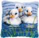 Vervaco Knoopkussen kit Eendjes in het water