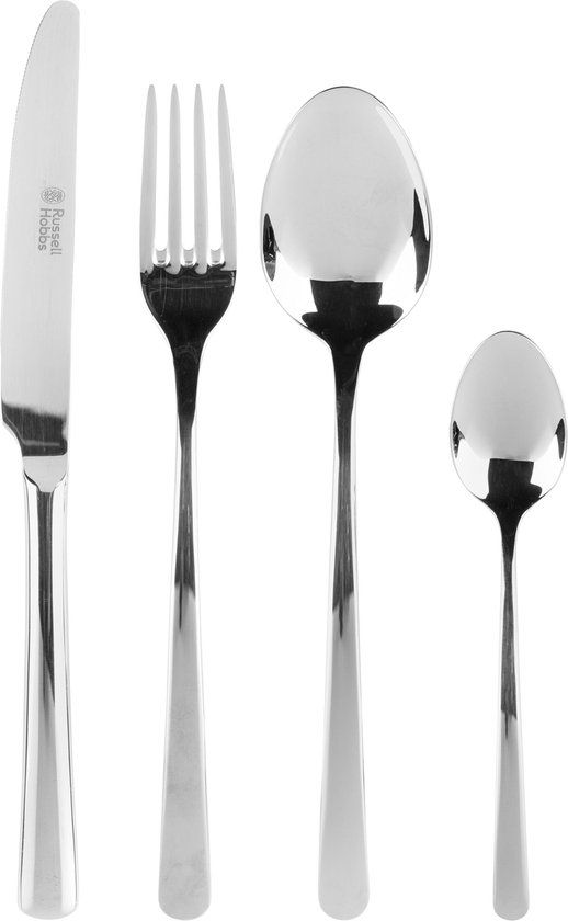 Russell Hobbs Vienna 48-delige bestekset - Roestvrij staal, Service voor 12, Vaatwasmachinebestendig