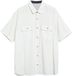 s.Oliver - Mannen - Crème - Gestructureerd Katoenen Overhemd - Lange Mouw - Regular Fit - 3XL