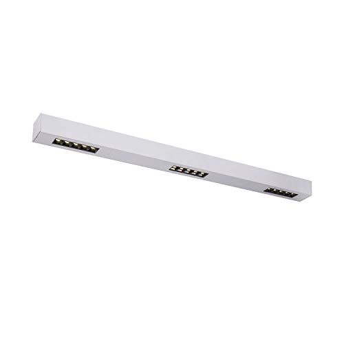 SLV Q-LINE CL - Plafondopbouwarmatuur - LED - 46W - 4000K - Grijs - Dimbaar - 30 graden