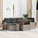 Maison Exclusive - Ensemble de jardin 7 pièces, salon en polyrotin gris